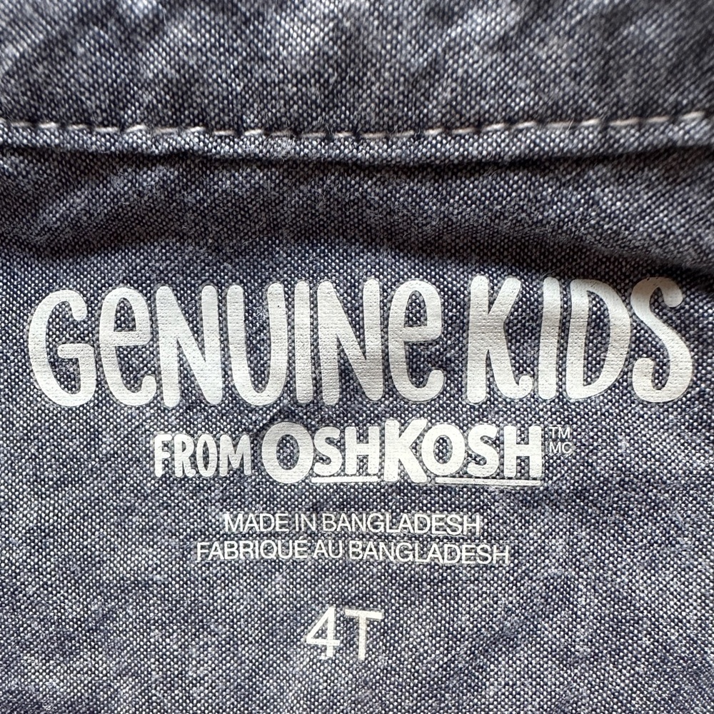 Genuine Kids from OshKosh Plaid Button-Up Shirt - Picture 3 of 6